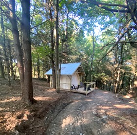 Rustic Safari Tent on a Wonderful Farm Surrounded by Nature for an Amazing Glamping Experience in Otego, New York - Otego, New York - glamping.directory