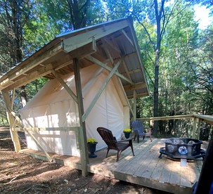 Rustic Safari Tent on a Wonderful Farm Surrounded by Nature for an Amazing Glamping Experience in Otego, New York - glamping.directory