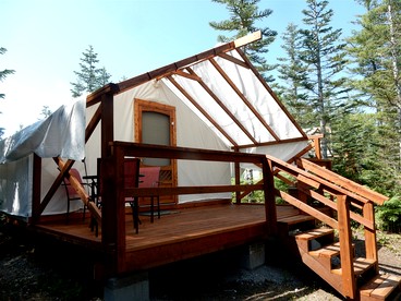 Gorgeous Safari Tent for a Glamping Getaway near Seattle, Washington - Belfair, Washington - glamping.directory