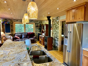 Secluded Waterfront Cabin Rental on Lake Superior near Red Cliff, Wisconsin - Bayfield, Wisconsin - glamping.directory