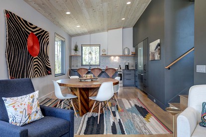 Stylish Ski Cabin Retreat with Hot Tub near Yellowstone in Big Sky, Montana - Big Sky, Montana - glamping.directory