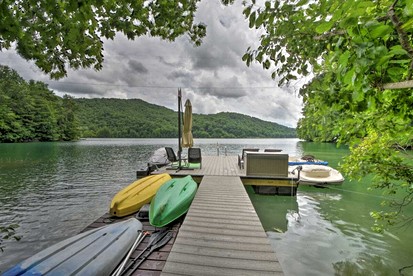 Waterfront Cabin in Topton, NC - Topton, North Carolina - glamping.directory