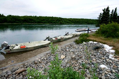 Rustic Fishing Lodge for a Getaway near Iliamna Lake, Alaska - Igiugig, Alaska - glamping.directory