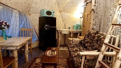 Romantic Glamping Dome in the Catskill Mountains near Woodstock, New York - Windham, New York - glamping.directory