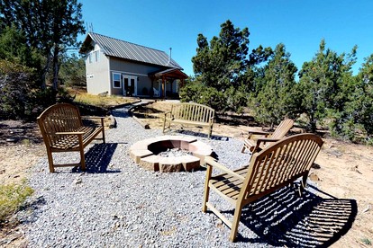 Cozy Cottage with Fire Pit and BBQ Nestled in the Cedar Trees in Blanding, Utah - Blanding, Utah - glamping.directory