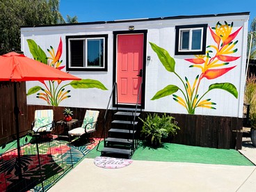 Romantic Hillside Tiny House with Scenic Views & Private Patio Near San Diego, El Cajon CA - El Cajon, California - glamping.directory