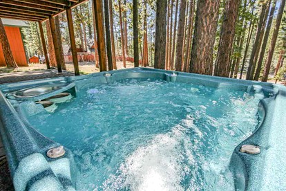 Forest Cabin Rental with a Hot Tub in South Lake Tahoe, California - South Lake Tahoe, California - glamping.directory