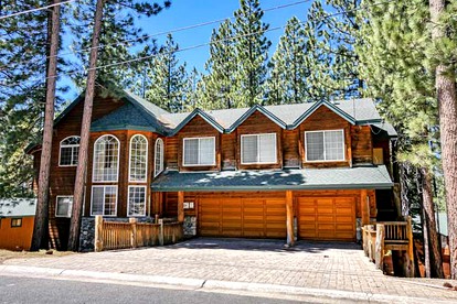 Forest Cabin Rental with a Hot Tub in South Lake Tahoe, California - glamping.directory
