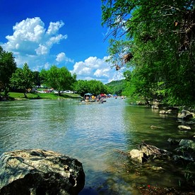 Glamping Adventure on the Guadalupe River: Cool Bell Tent near New Braunfels, Texas Perfect for All Ages - New Braunfels, Texas - glamping.directory
