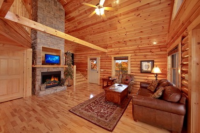 Elegant Cabin Rental for a Great Smoky Mountains Getaway - Gatlinburg, Tennessee - glamping.directory