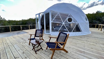 Sublime Glamping Dome in Texas for Memorable Vacations in Burnet - US, Texas - glamping.directory