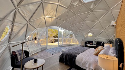 Sublime Glamping Dome in Texas for Memorable Vacations in Burnet - US, Texas - glamping.directory