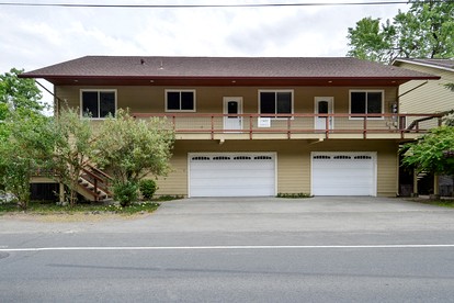 Spacious Riverfront Cottage with Game Room & Private Beach near Wineries in Guerneville, California - glamping.directory
