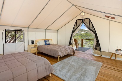 Large Pet Friendly Safari Tent, Perfect for Glamping in Texas - Boerne, Texas - glamping.directory