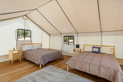 Large Pet Friendly Safari Tent, Perfect for Glamping in Texas - Boerne, Texas - glamping.directory
