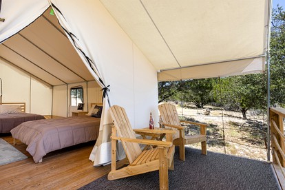 Large Pet Friendly Safari Tent, Perfect for Glamping in Texas - Boerne, Texas - glamping.directory