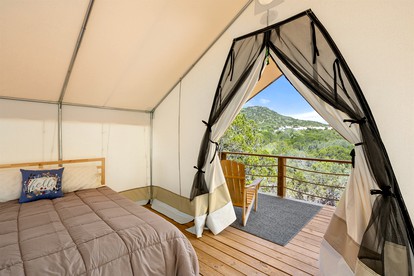 Large Pet Friendly Safari Tent, Perfect for Glamping in Texas - Boerne, Texas - glamping.directory