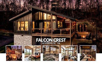 Romantic Luxury Cabin • Hot Tub & Sauna near Dollywood, Sevierville TN - glamping.directory