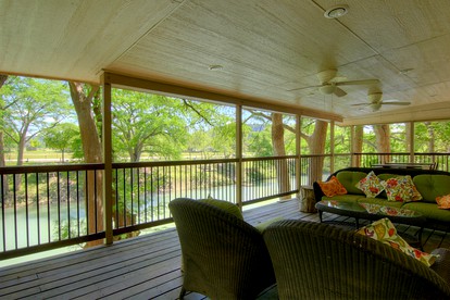 Stunning Cabin Rental Overlooking the Guadalupe River in New Braunfels, Texas - New Braunfels, Texas - glamping.directory
