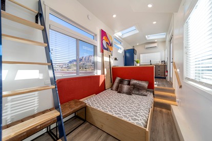 Relaxation Awaits: Cozy Modern Tiny Home with Private Deck Near Zion in Utah - Apple Valley, Utah - glamping.directory