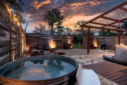 Off-Grid Luxurious Tiny Cabin with Incredible Outdoor and Indoor in Texas - glamping.directory