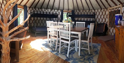 Peaceful New Mexico Yurt for an Off-Grid Getaway in Red River - Red River, New Mexico - glamping.directory