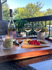 Family Cabin with Outdoor Living Areas and Foosball Table in NC - Charlotte, North Carolina - glamping.directory