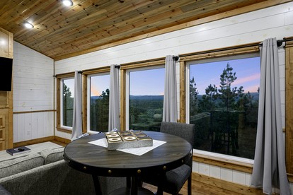 Treetop Cabin Getaway with Sauna, Hot Tub & Forest Views in Oklahoma - Broken Bow, Oklahoma - glamping.directory