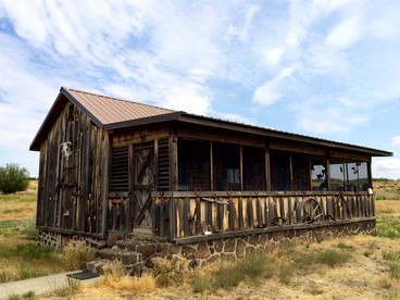 Granary Fishing Cabin Adjacent to Fishing Lakes in Tygh Valley, Oregon - glamping.directory