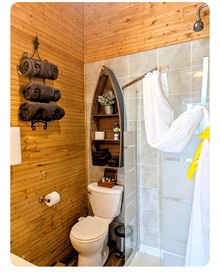 Tiny House Loft Rental Perfect for Minnesota Glamping - West Concord, Minnesota - glamping.directory