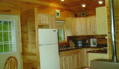 Fun Beachfront Cabin on Lake Resort in Presque Isle, Wisconsin - Presque Isle, Wisconsin - glamping.directory