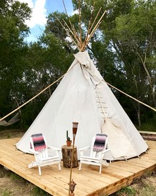 Studio Cabin Suite on Organic Farm Stay near Taos, New Mexico - Taos Ski Valley, New Mexico - glamping.directory