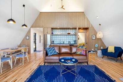 Modern and Secluded A-Frame with a Hot Tub for a Romantic Texas Hill Country Getaway - Wimberley, Texas - glamping.directory