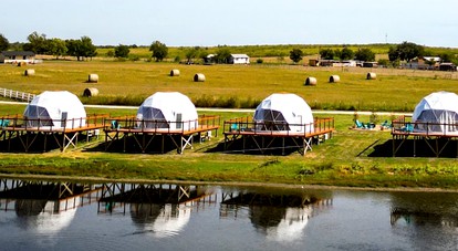 Best Texas Glamping in this Stunning Dome Rental in Rogers, Bell County - US, Texas - glamping.directory