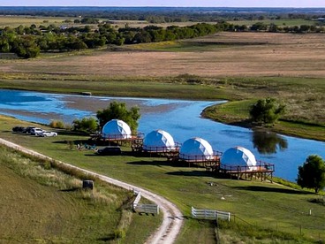 Best Texas Glamping in this Stunning Dome Rental in Rogers, Bell County - US, Texas - glamping.directory