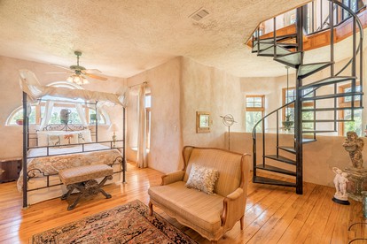 Featured on CBS Show STAYCATION! Magical Luxury Straw-Bale Villa with Hot Tub on Lake Travis, Austin - Spicewood, Texas - glamping.directory
