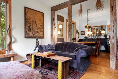 Secluded Creative Hideaway with Pond, Porch & Forest Views in Andes, New York - Andes, New York - glamping.directory