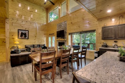 Luxury Gatlinburg Cabin with Theater & Game Room near Great Smoky Mountains National Park, TN - Gatlinburg, Tennessee - glamping.directory