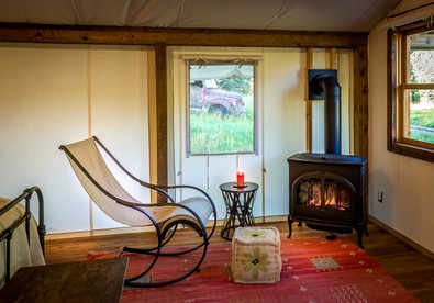 Sophisticated All-Season Tents Tucked in Fancy Colorado Mountain Resort - Dolores, Colorado - glamping.directory
