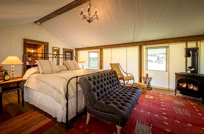Sophisticated All-Season Tents Tucked in Fancy Colorado Mountain Resort - Dolores, Colorado - glamping.directory