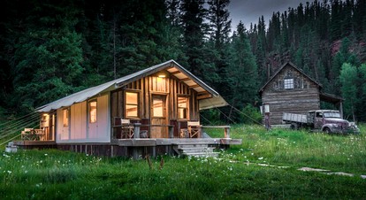 Sophisticated All-Season Tents Tucked in Fancy Colorado Mountain Resort - glamping.directory