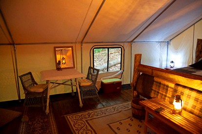 Rustic Safari Tent for a Unique Glamping Experience near Gore Mountain, New York - Johnsburg, New York - glamping.directory