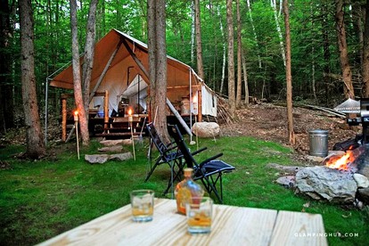 Rustic Safari Tent for a Unique Glamping Experience near Gore Mountain, New York - glamping.directory