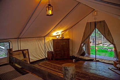 Rustic Safari Tent for a Unique Glamping Experience near Gore Mountain, New York - Johnsburg, New York - glamping.directory