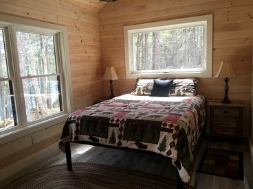 Secluded, Dog-Friendly Lakefront Cabin on Pristine Lake, Maine, for Wonderfully Romantic Getaways to Nature - Marshfield, Maine - glamping.directory