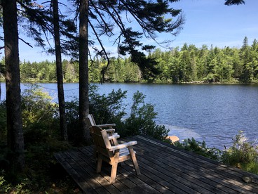 Secluded, Dog-Friendly Lakefront Cabin on Pristine Lake, Maine, for Wonderfully Romantic Getaways to Nature - Marshfield, Maine - glamping.directory