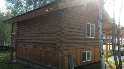 Rustic Cabin Rental with Views of Henry's Lake in Island Park, Idaho - Island Park, Idaho - glamping.directory