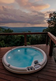 Luxurious Cabin with Jacuzzi and Breathtaking Views in Georgia - Rising Fawn, Georgia - glamping.directory