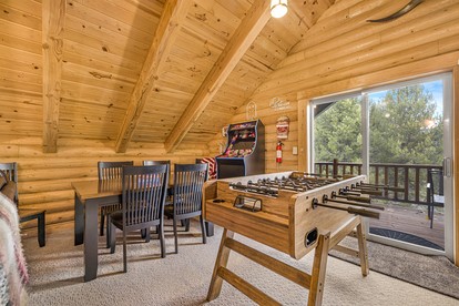 Wooden Spacious Cabin with Jacuzzi, Game Space and Fire Pit in Idaho - Island Park, Idaho - glamping.directory