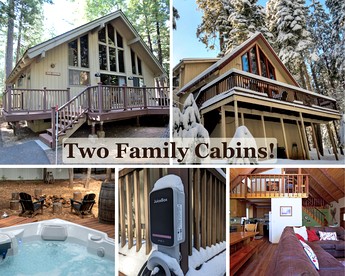 Two Incredible Cabins for a Memorable Family Getaway in Dorrington, California - glamping.directory